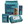 A dog training and grooming bundle by Shabbee Dog Care, including a large teal bag of training pads, a box of unscented poop bags, a pack of bamboo fibre grooming wipes, and a dispenser, all arranged on a white background with a small golden dog photo printed on the packaging.
