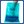 A teal poop bag from Shabbee Dog Care, held by a person's arm against a white background with a blue border.